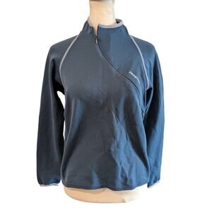 Patagonia Performance Wool Blend Zip Up Blue Jacket Small